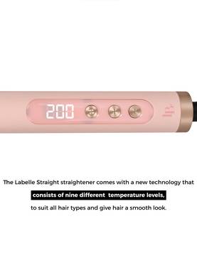 LaBelle Straightening Brush - Pink